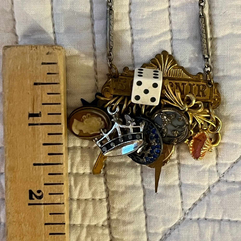NECKLACE vintage Souvenir Handmade ONE OF A KIND - Picture 11 of 12